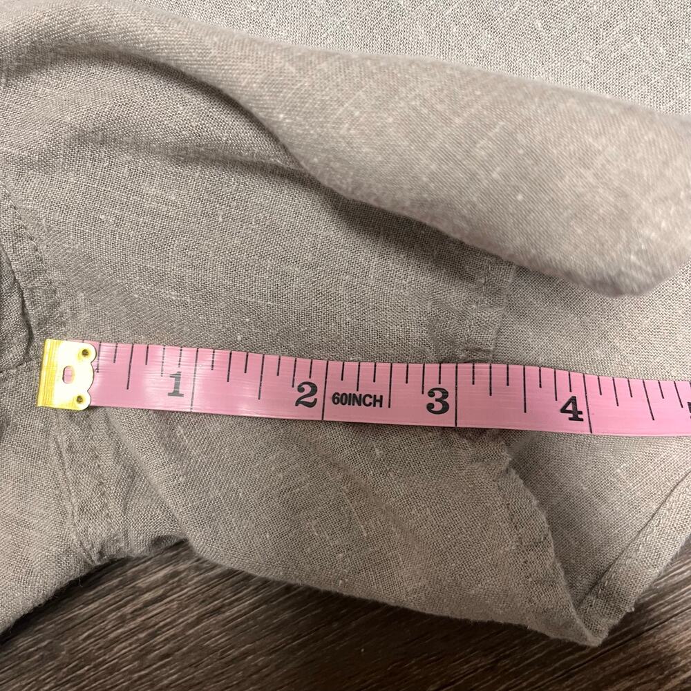 Patagonia Garden Island Short XS Beige Linen Hemp Tie Waist Coastal Summer Beach - Picture 8 of 11